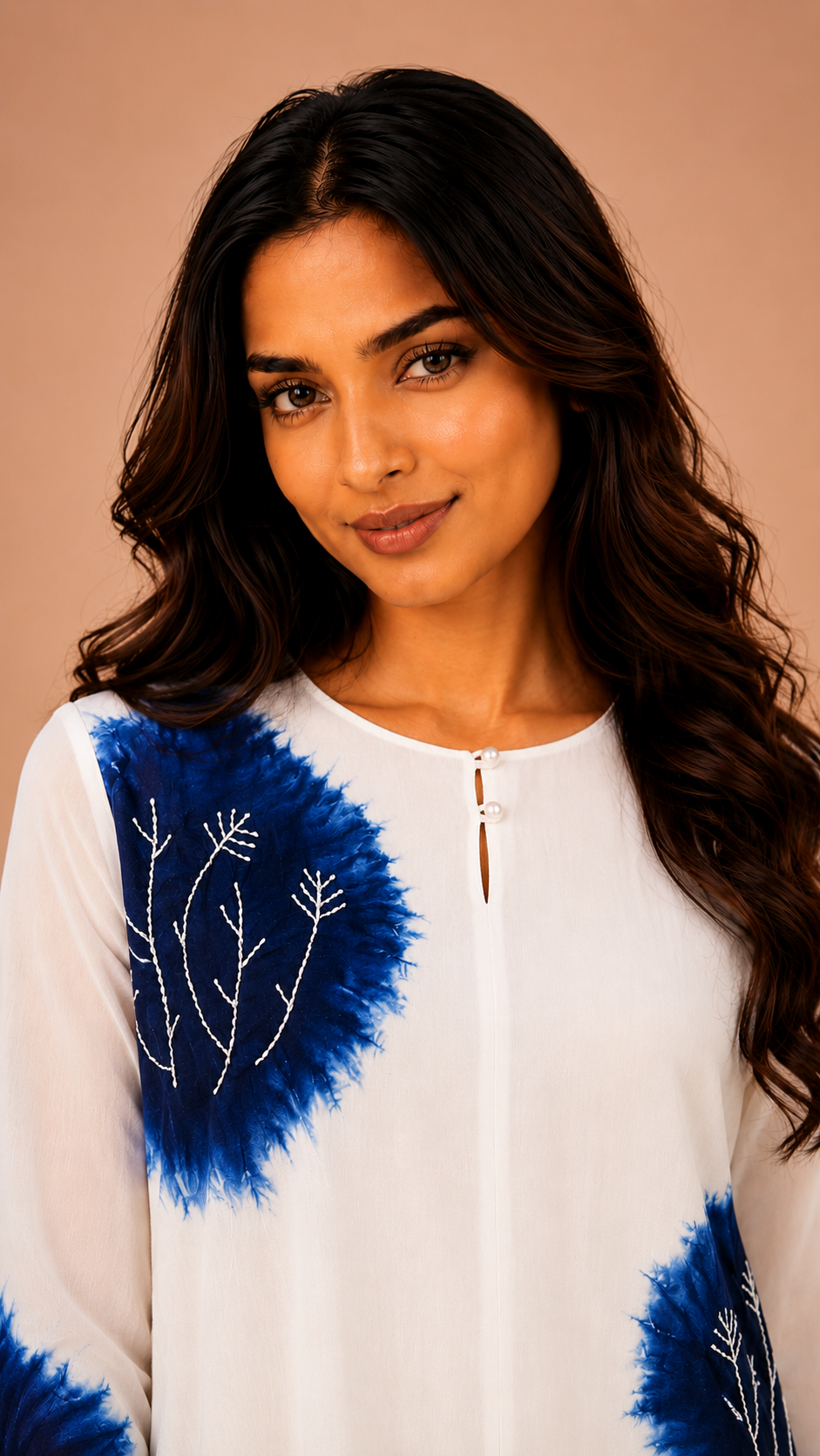 Straight long kurta with pant traditional ware