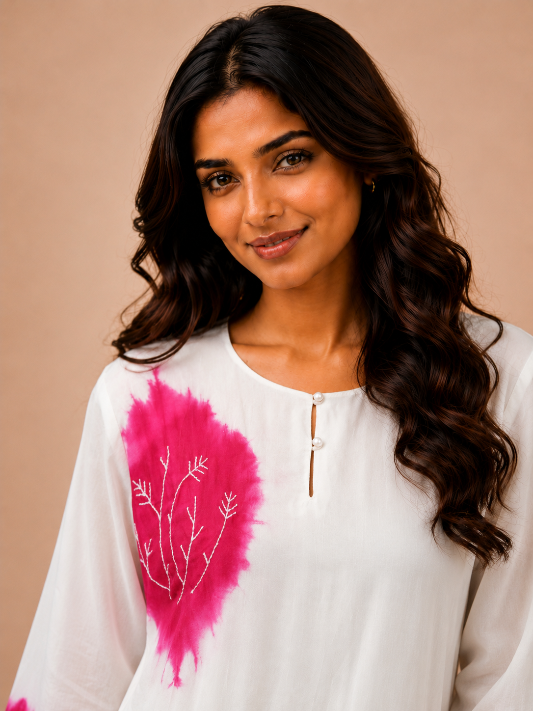 Straight long kurta with pant traditional ware