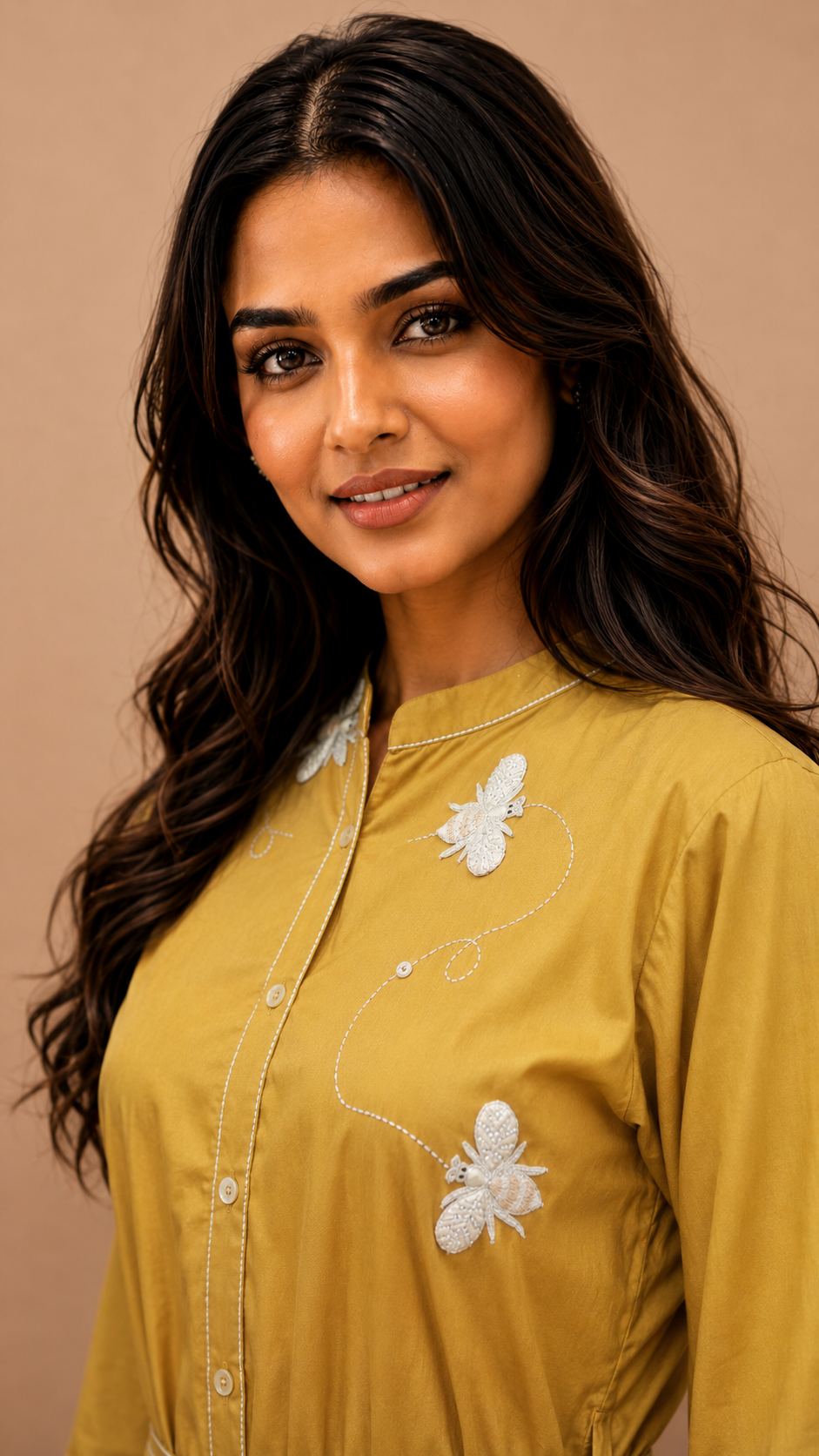 One piece kurti with belt western, party ware