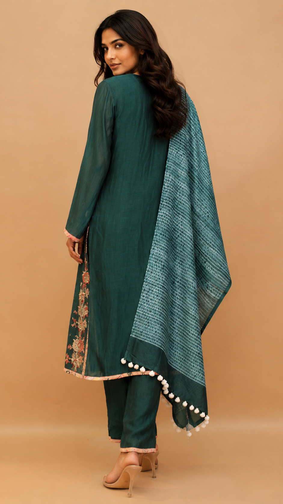 Kurta pant with dupatta (3 piece set)  for traditional wear