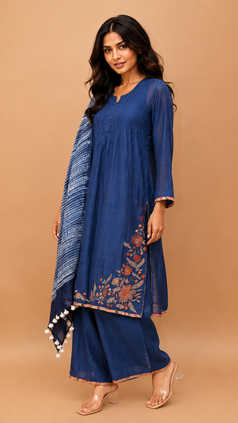Kurta pant with dupatta (3 piece set)  for traditional wear