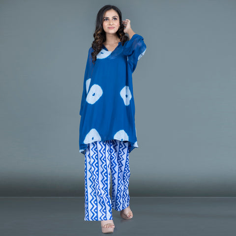 Printed baggy Kurta set