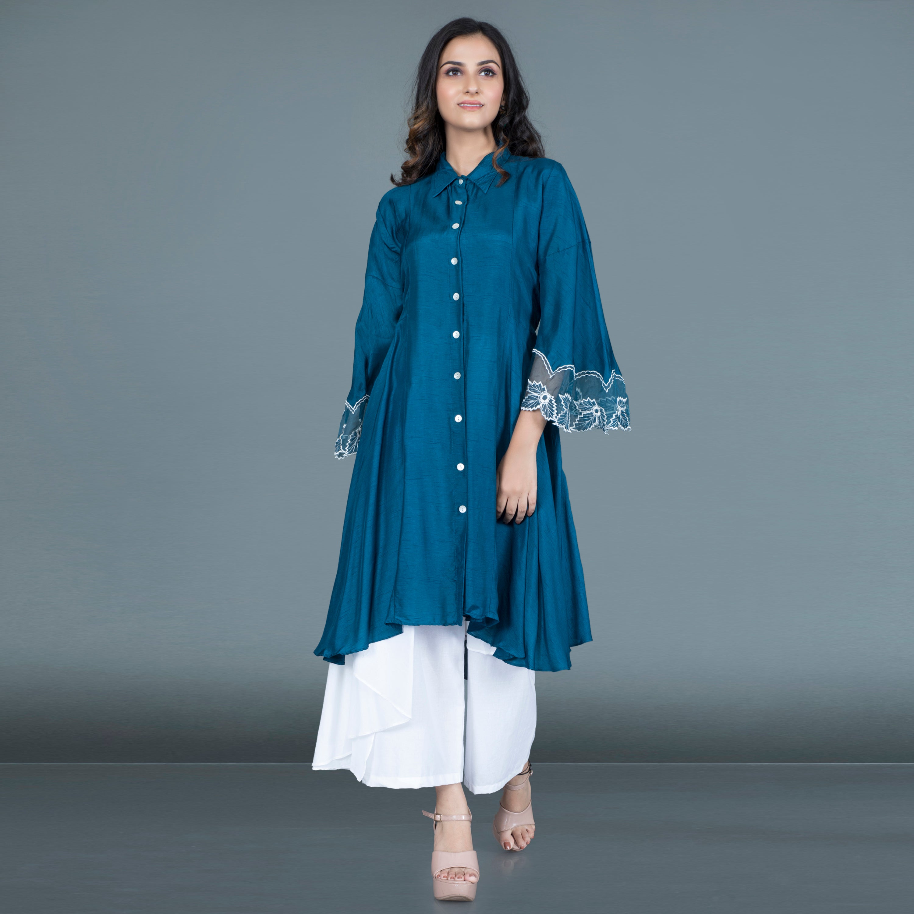 Lace work Kurta set