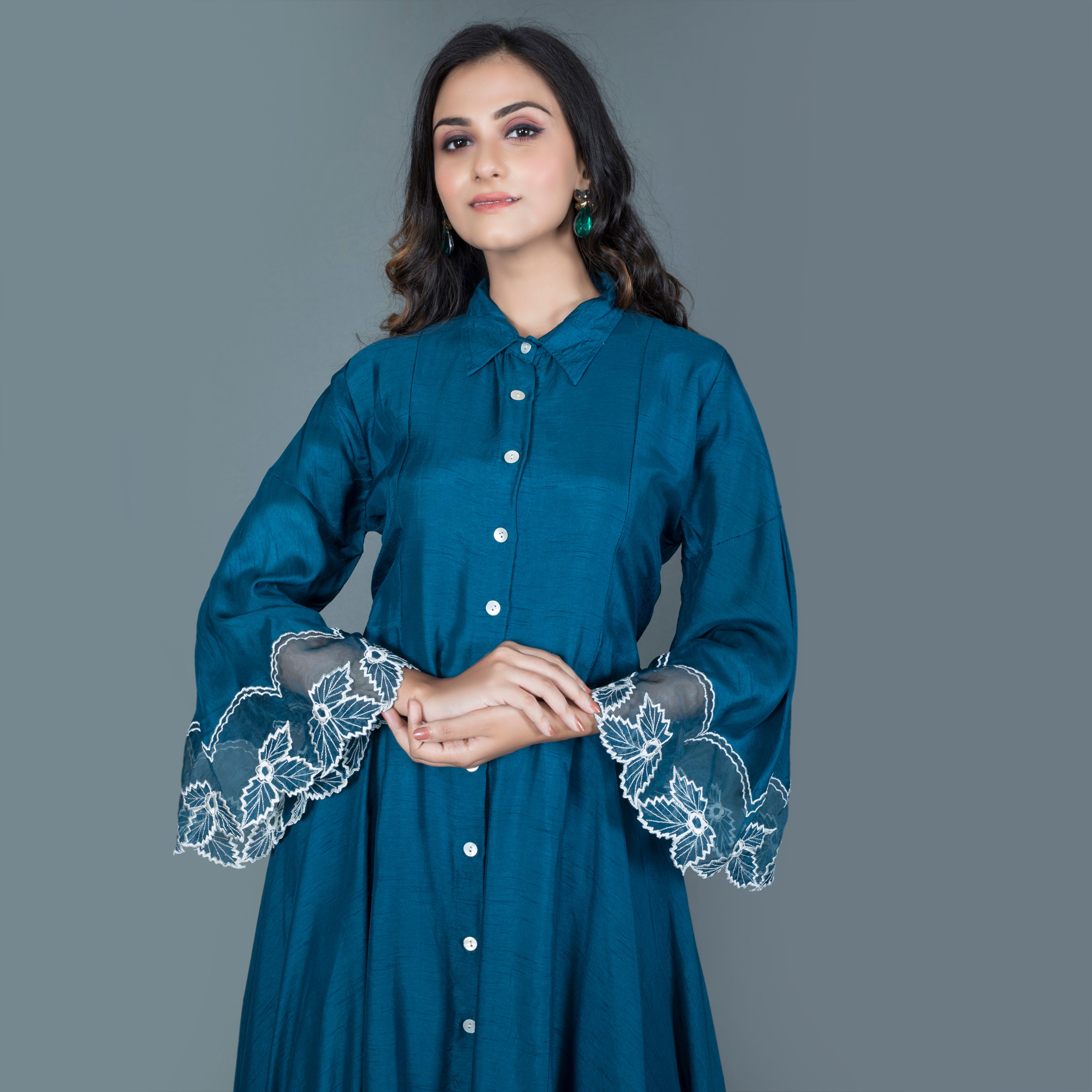 Lace work Kurta set