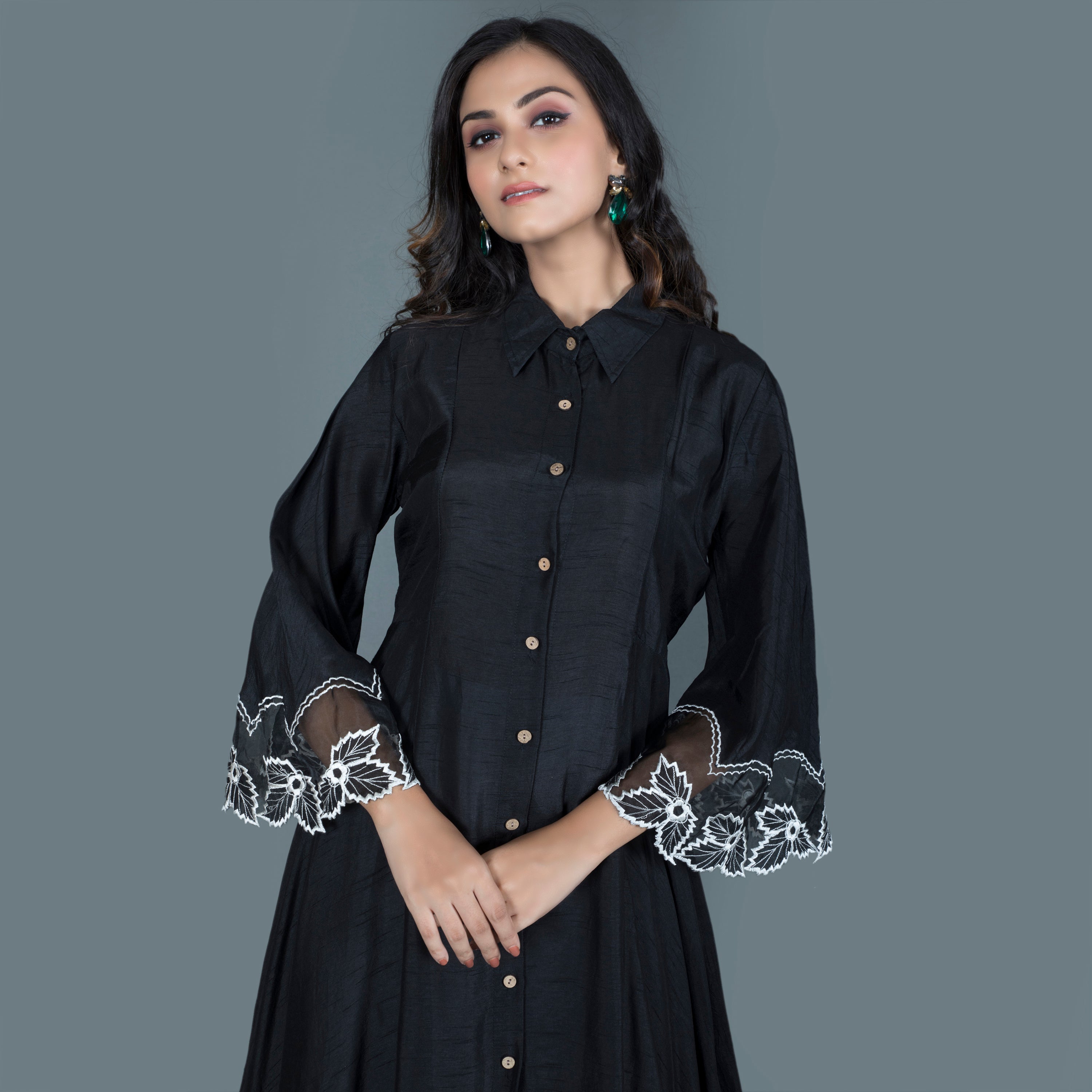 Lace work Kurta set