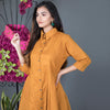 Collar style kurta set