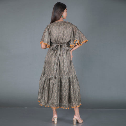 Printed Frock Pattern Dress