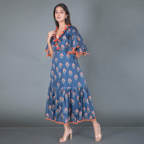 Printed Frock Pattern Dress