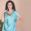 Draped Indo western gown