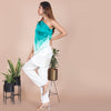 One shoulder dual tone Co Ord set