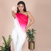 One shoulder dual tone Co Ord set