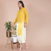 Tussel kurta with tye dye heram pant