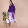 Tussel kurta with tye dye heram pant