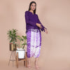 Tussel kurta with tye dye heram pant