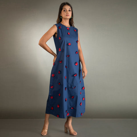 Full Body Patch Work One Piece Dress