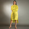 Hand painted Chinese collar style One piece Dress