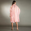 Baggy Sleeved One Piece Dress with Ring Pattern