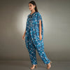 Printed Baggy Co Ord set with Neckpiece