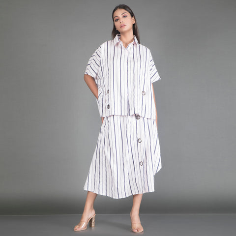 Striped Co Ord set with Ring Pattern