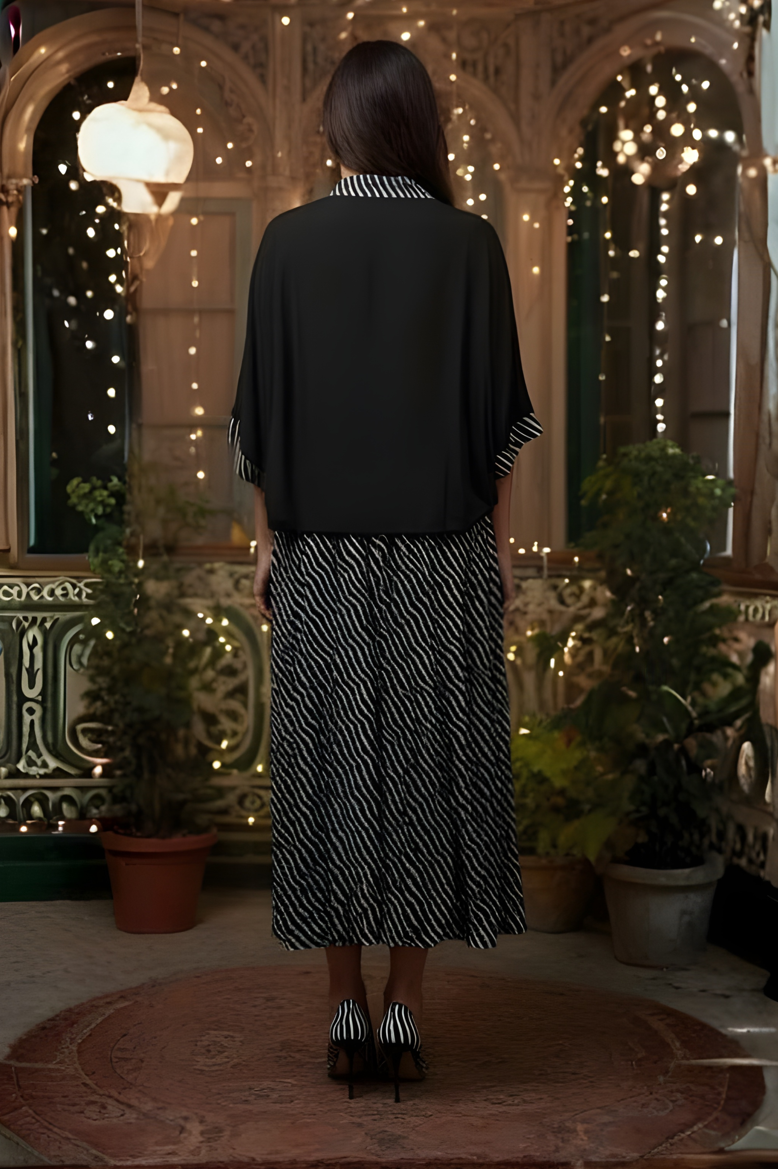 Skit and top Indo-western