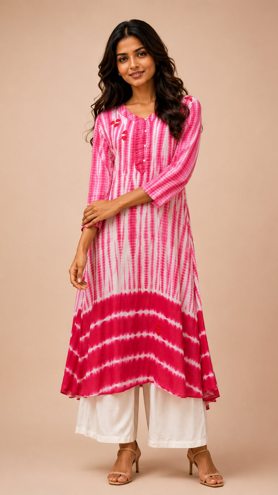 Straight long kurta with pant traditional ware