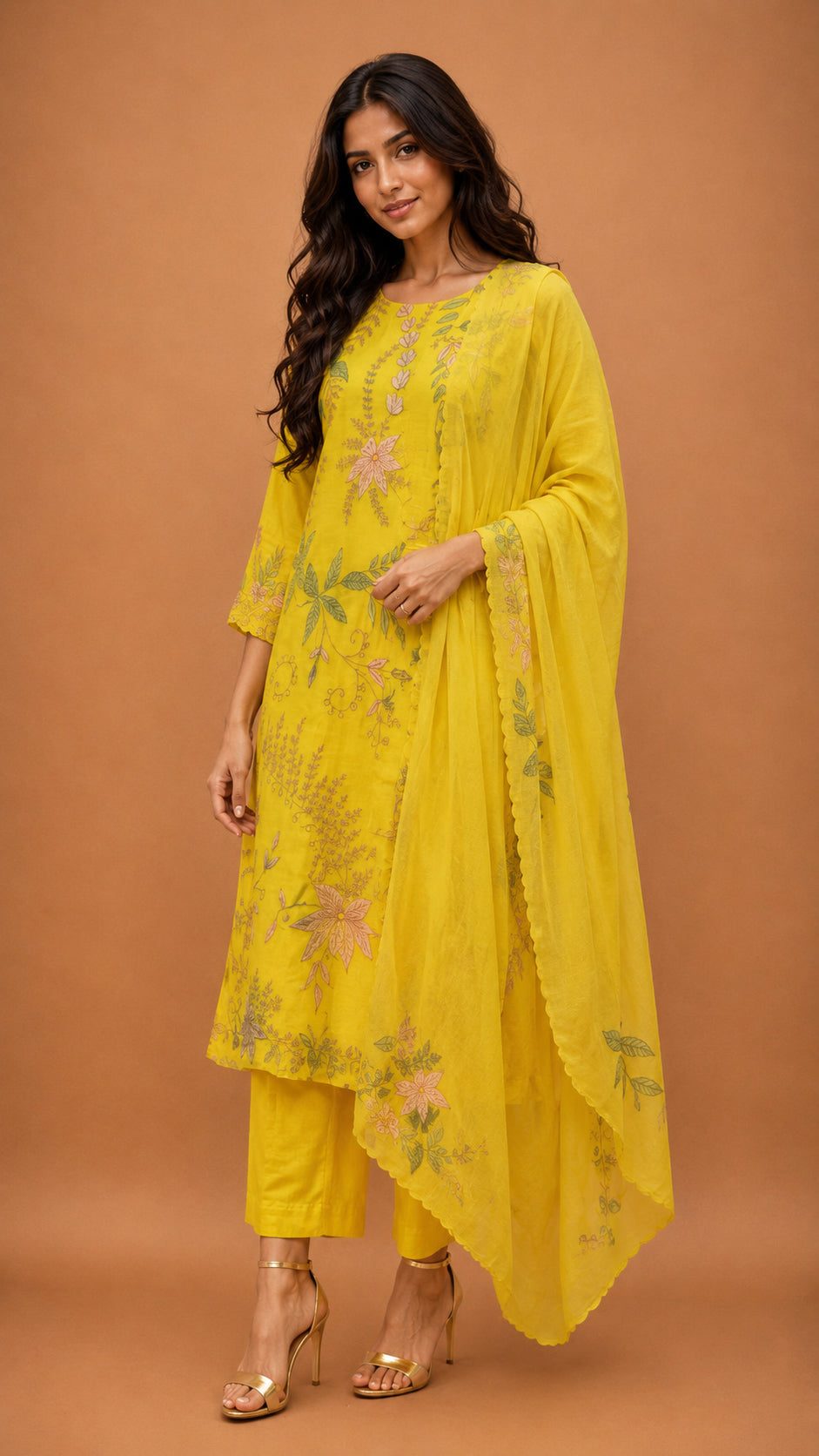 Kurta pant with dupatta (3 piece set)