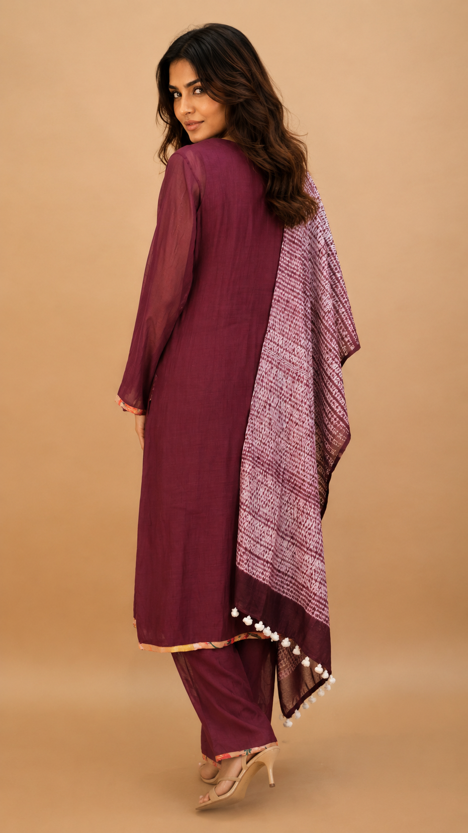 Kurta pant with dupatta (3 piece set)  for traditional wear