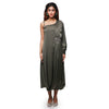 One piece draped dress
