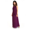 Long Gown with knot neckline
