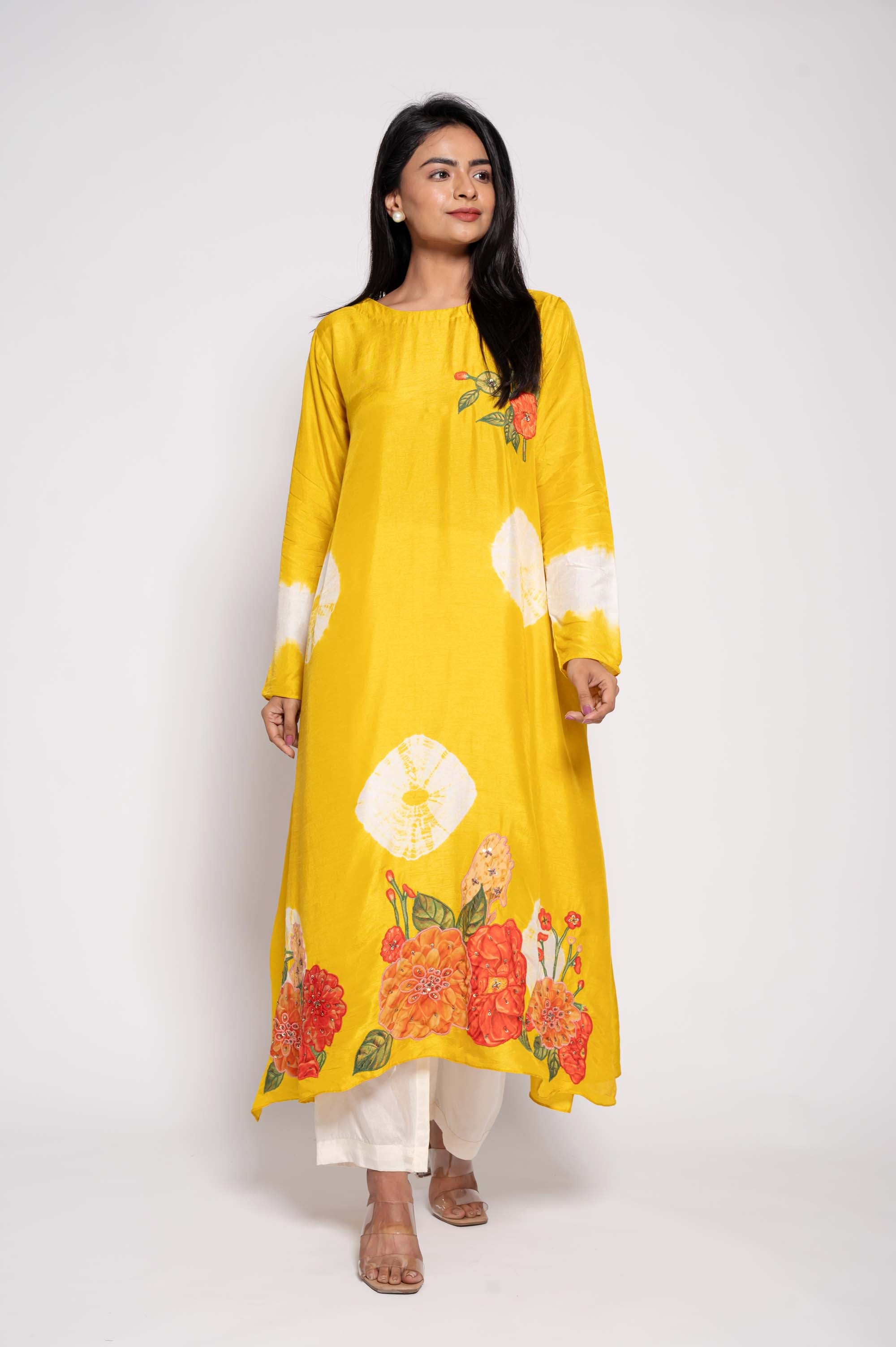 Kurta Set with Applique Work