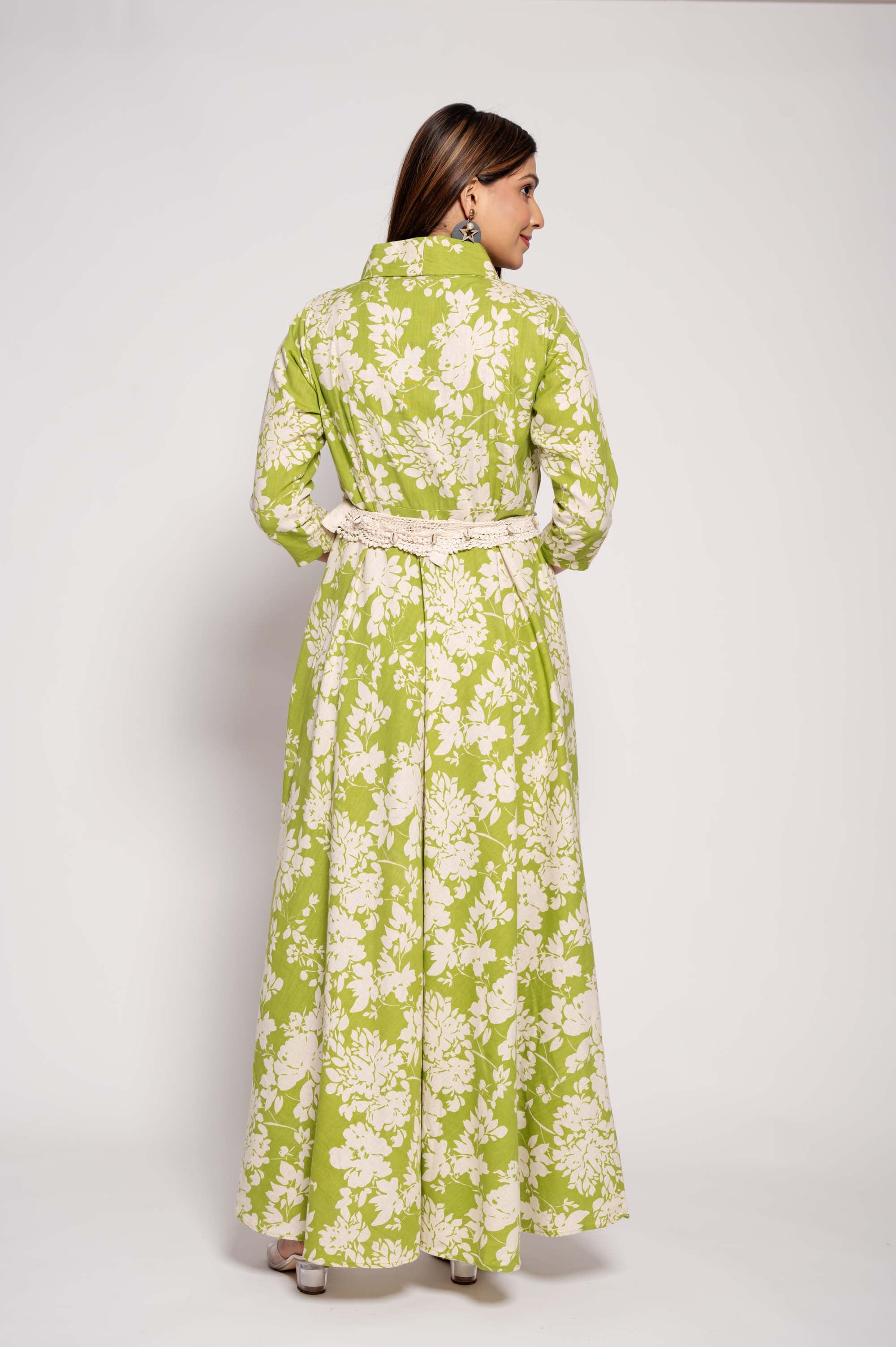 Floral Printed Designer Gown