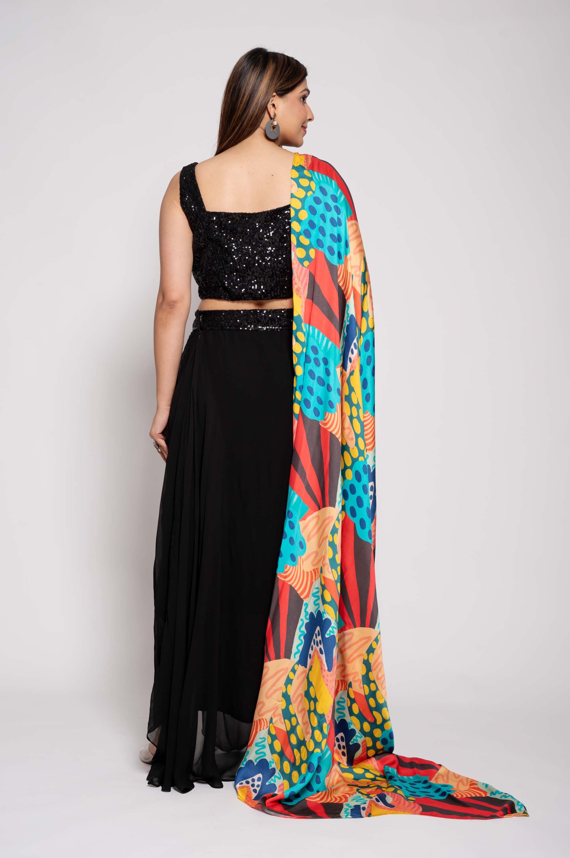 Saree Styled Party Wear