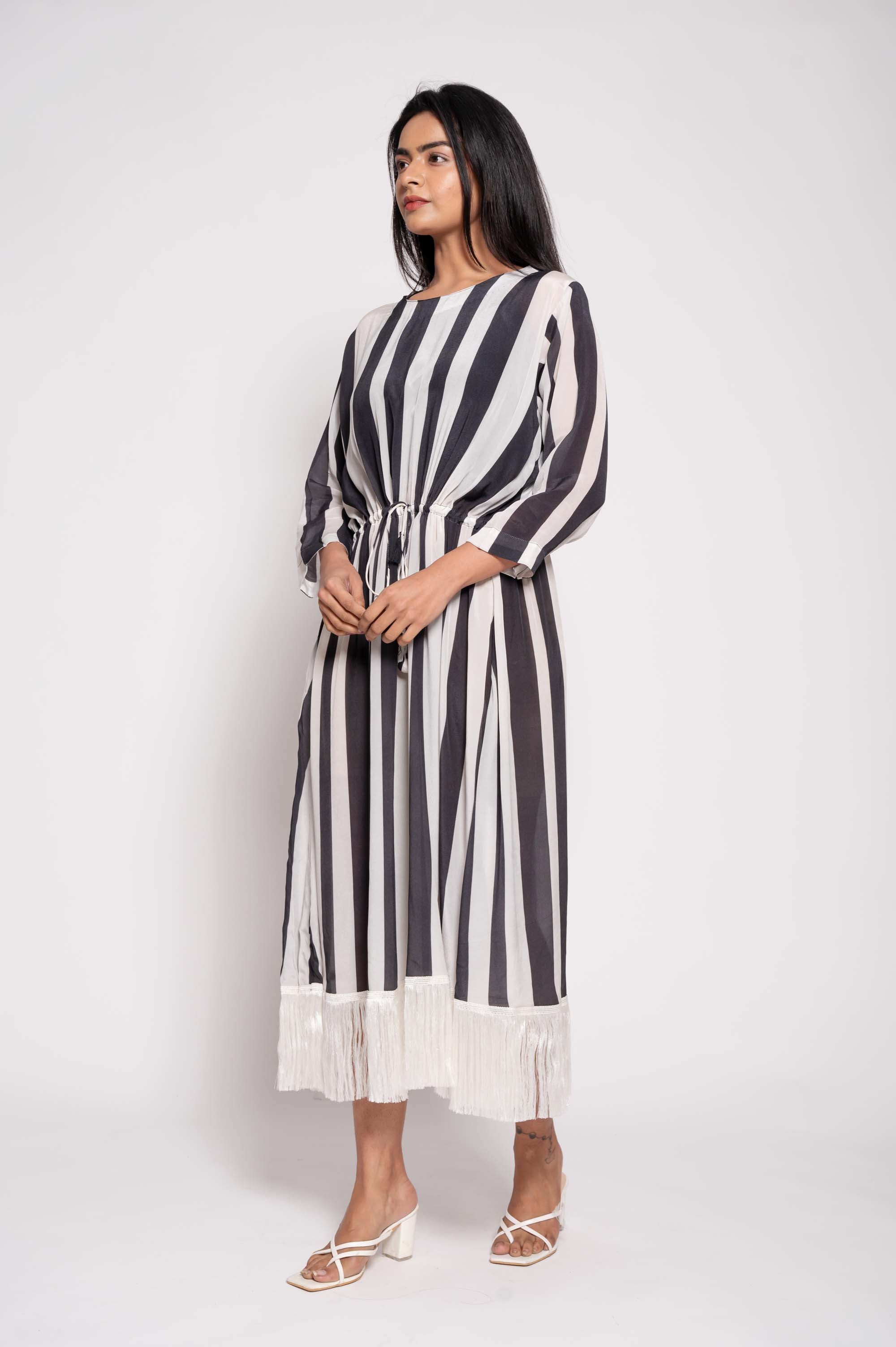 Stripes Stlyled Dress