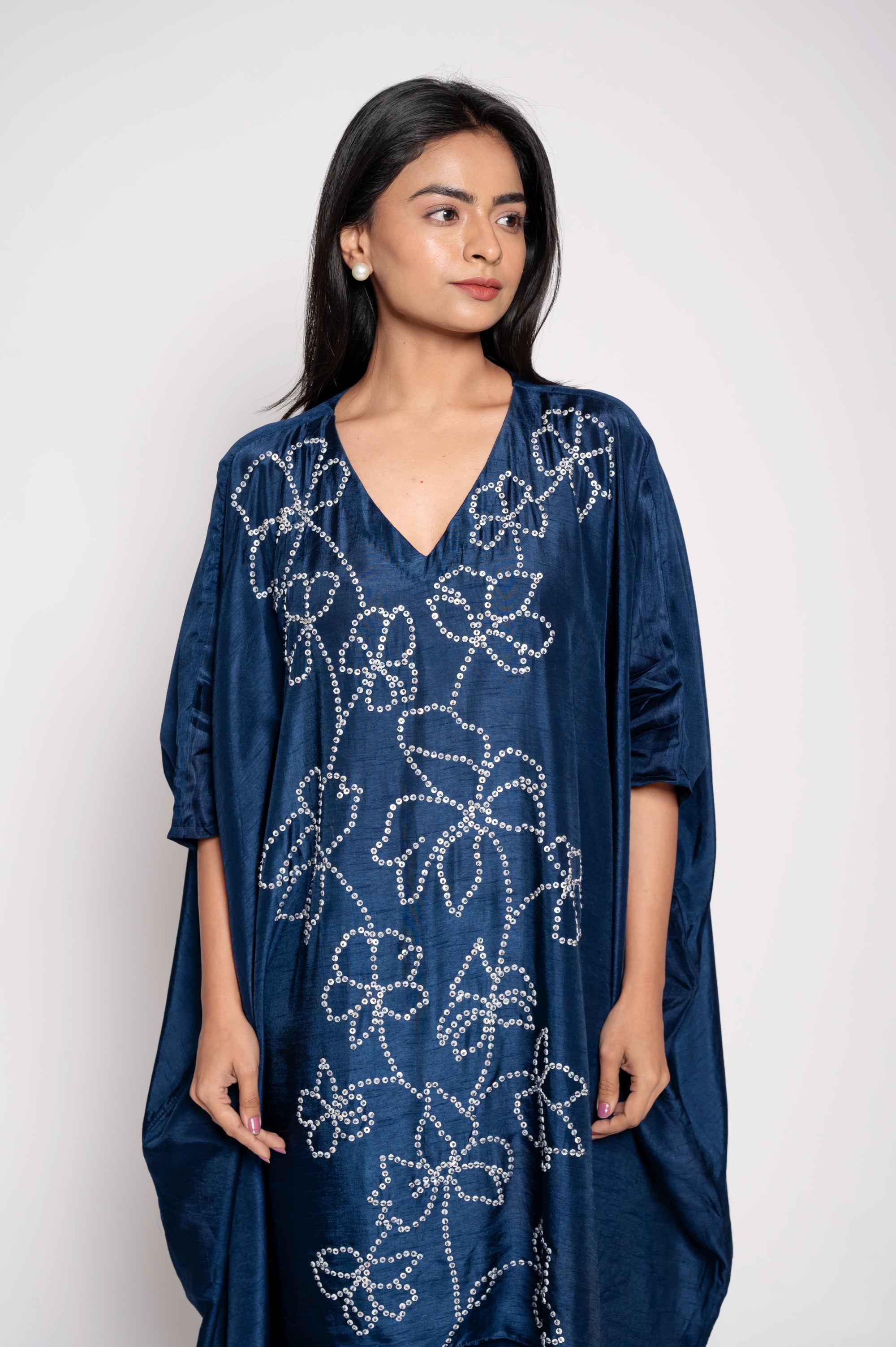 Kaftan Kurta Set with Sequins