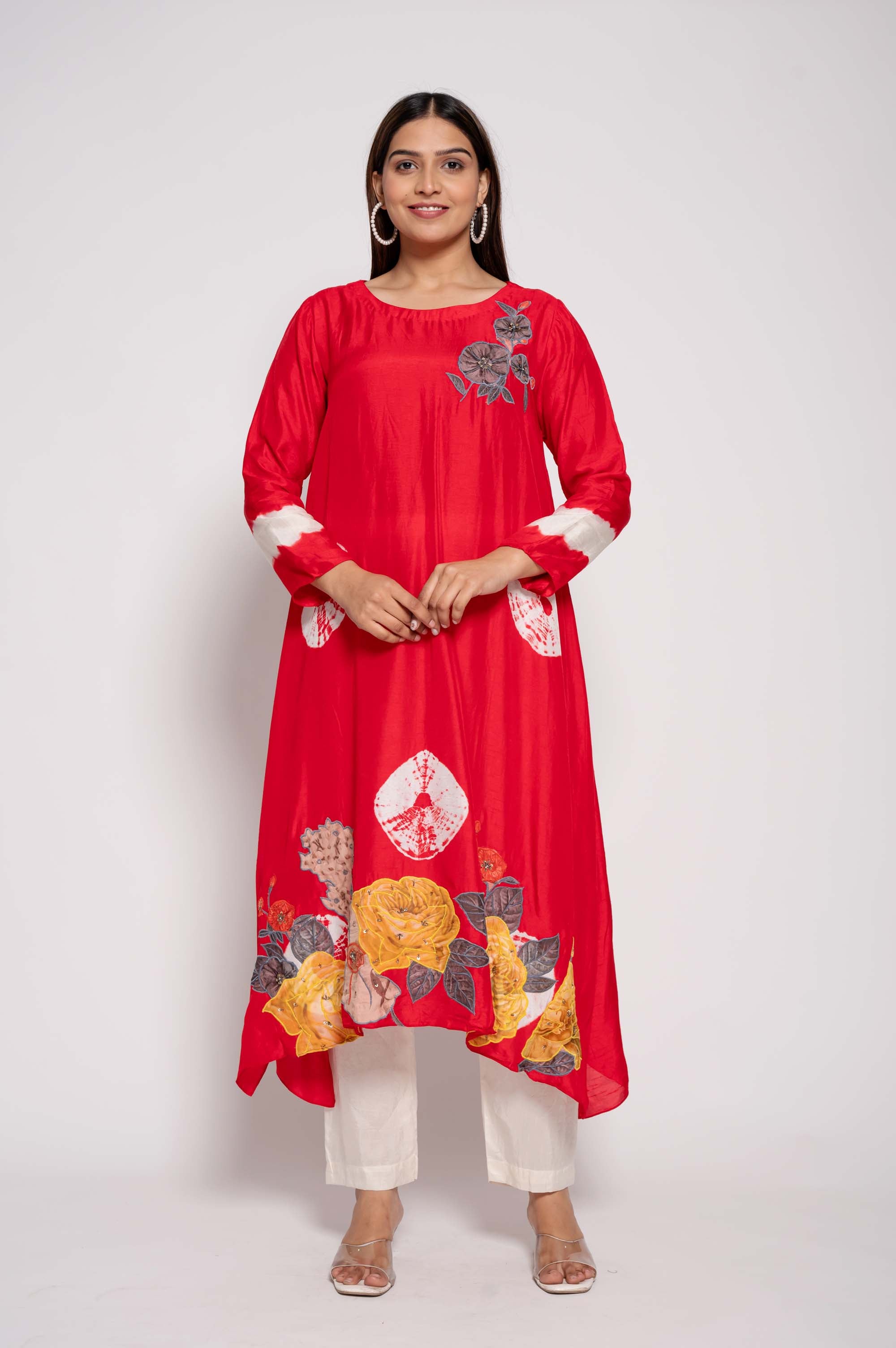 Kurta Set with Applique Work