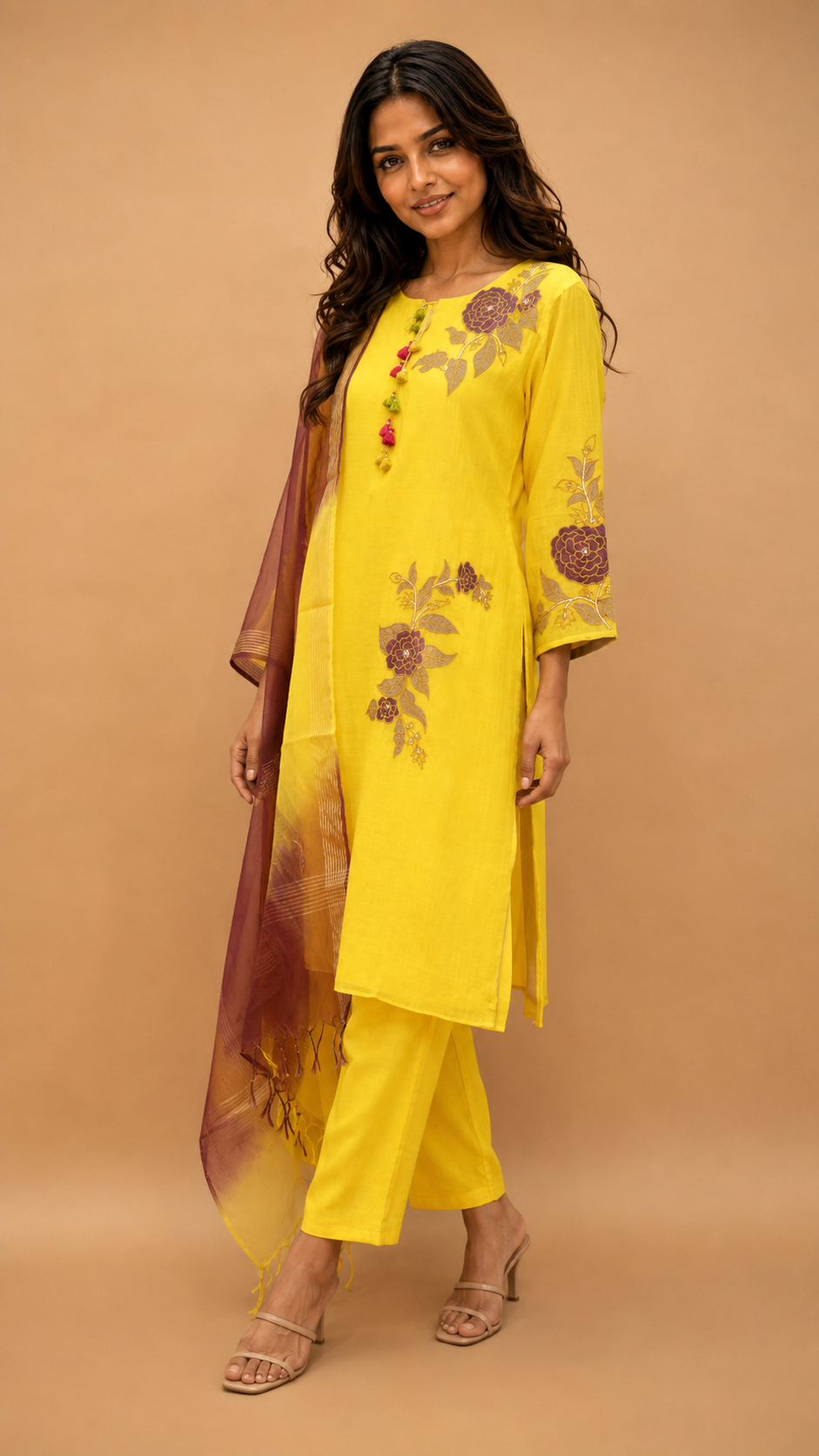 Kurta pant with dupatta (3 piece set) for traditional wear