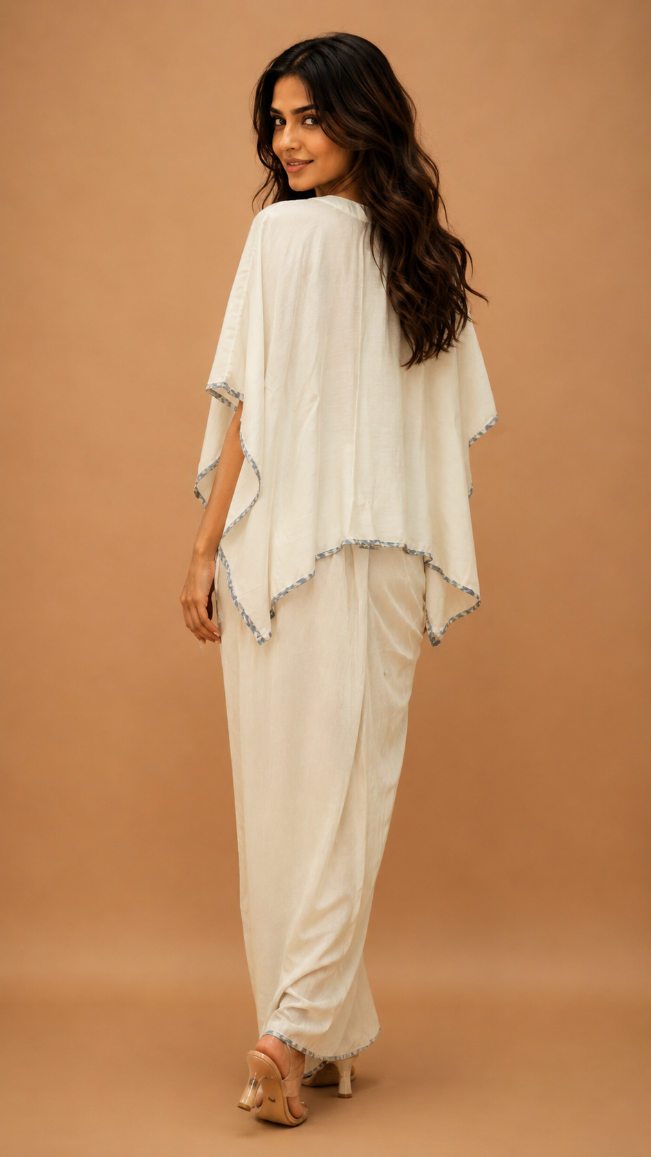 Skirt dhoti with heavy kurta for Party wear
