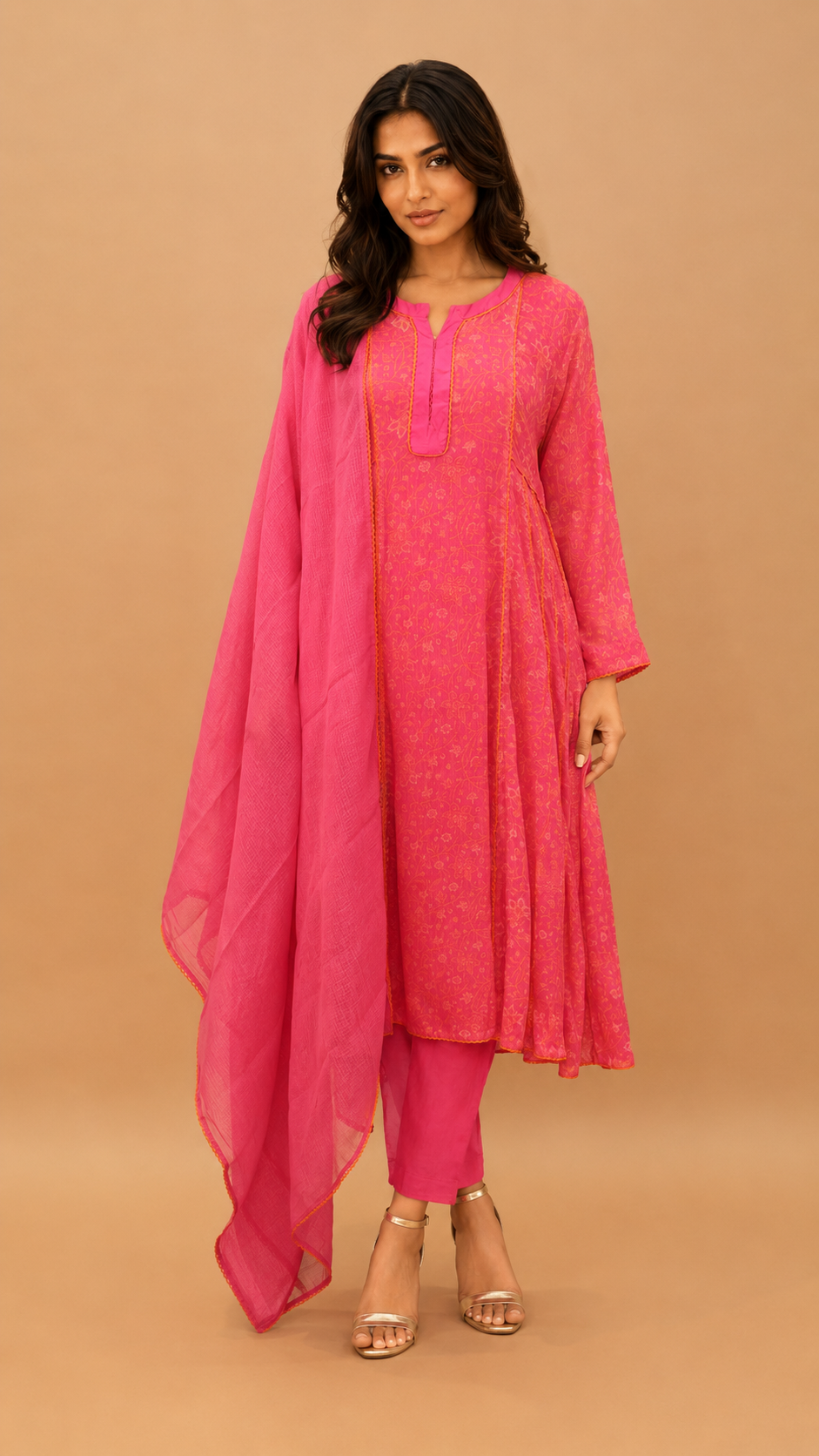 Kurta pant with dupatta (3 piece set)  for traditional wear
