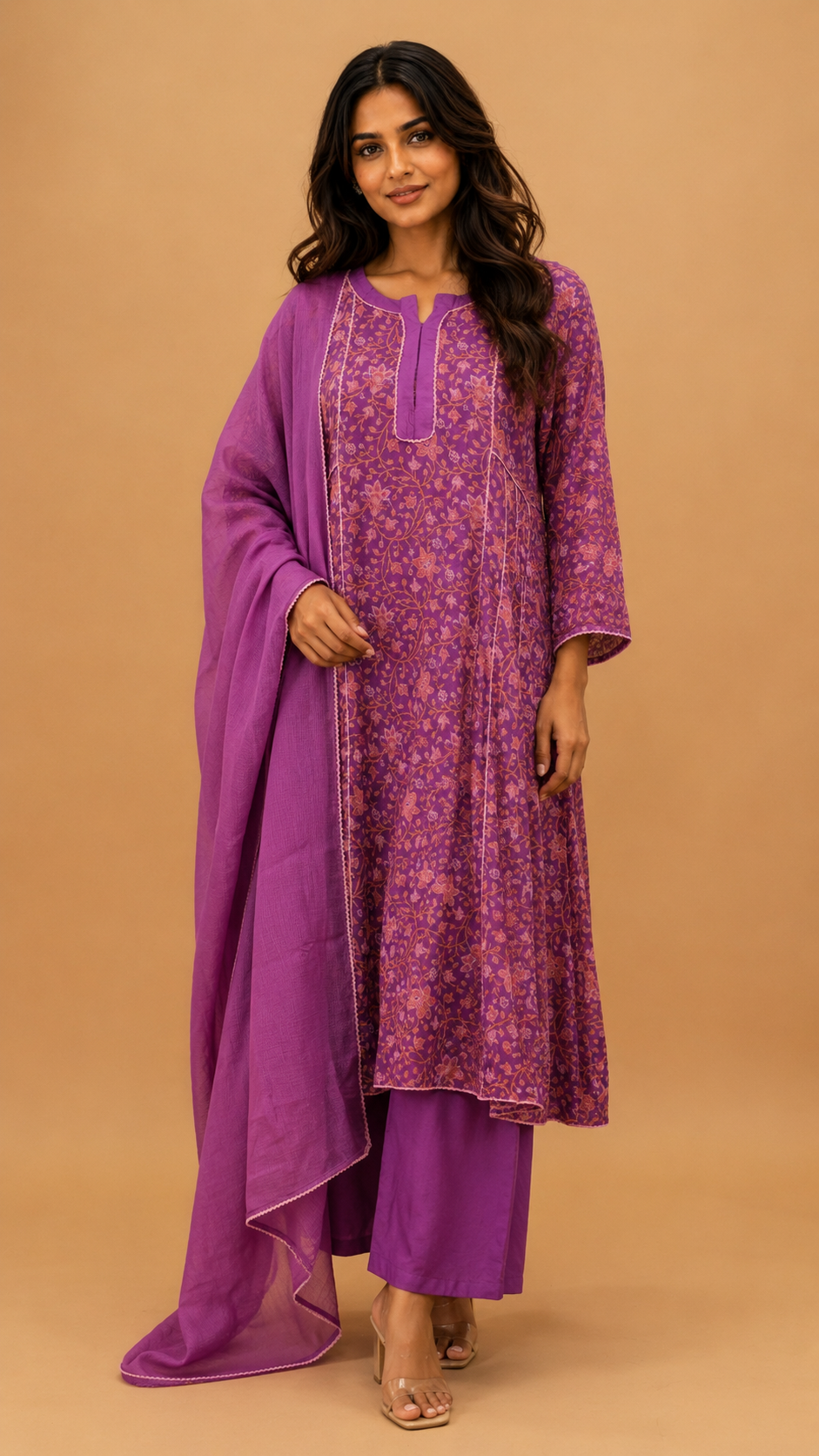 Kurta pant with dupatta (3 piece set)  for traditional wear