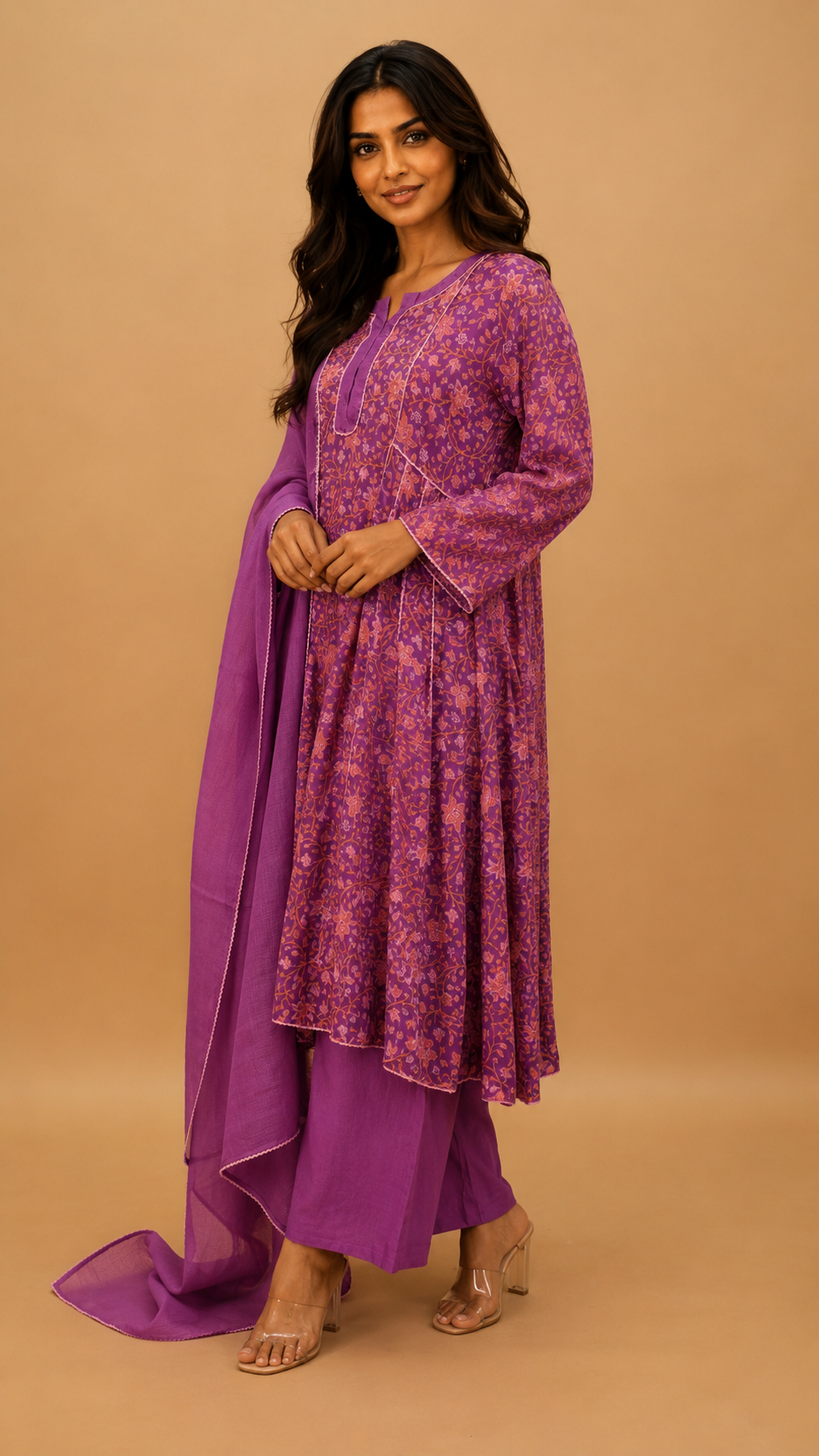 Kurta pant with dupatta (3 piece set)  for traditional wear