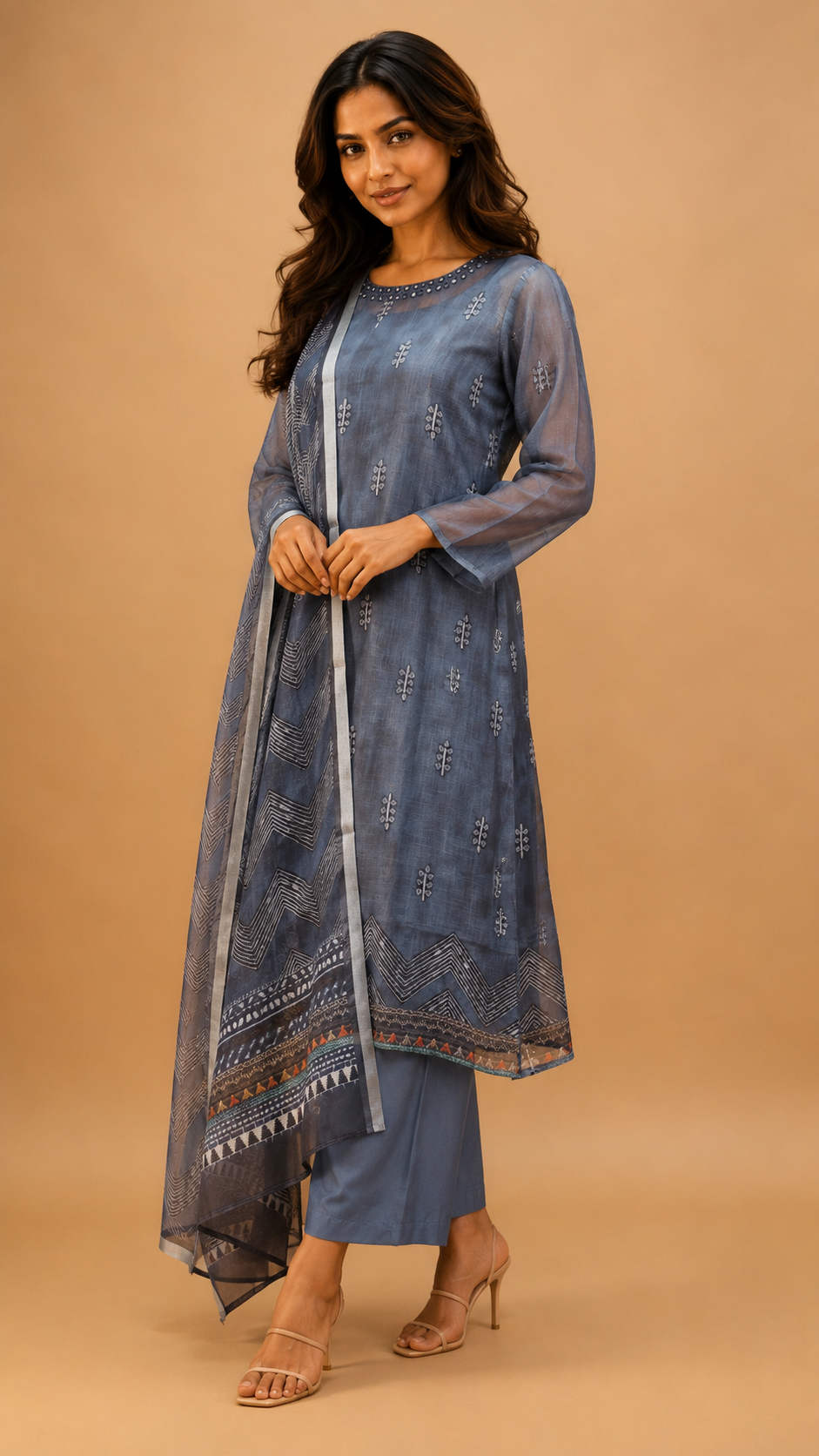 Kurta pant with dupatta (3 piece set)  for traditional wear