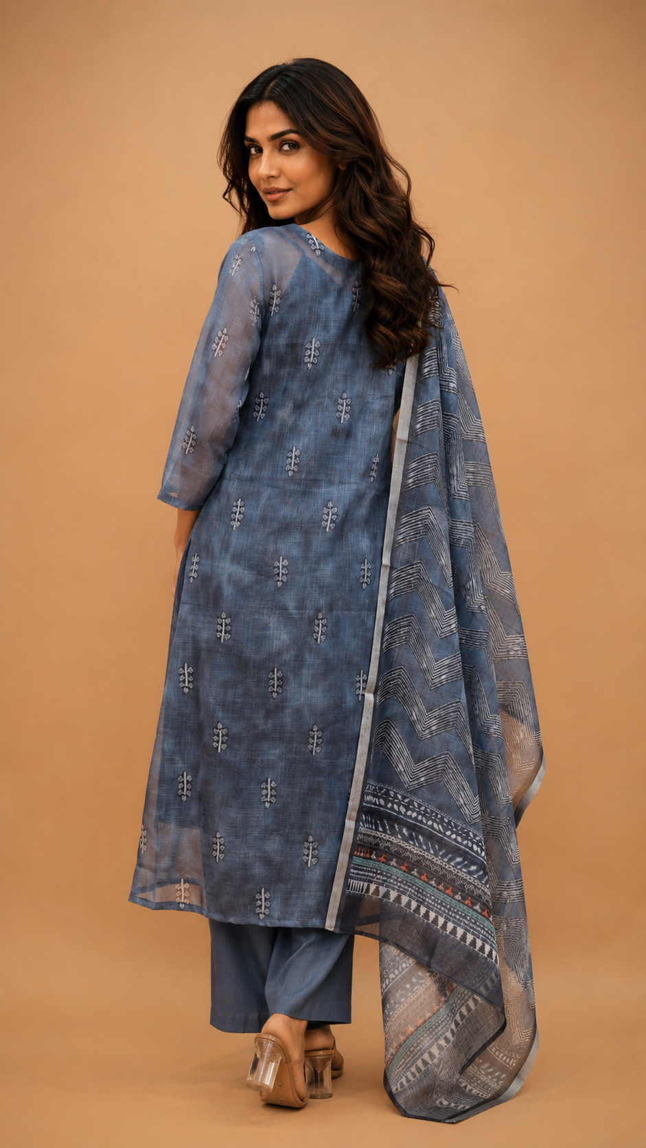 Kurta pant with dupatta (3 piece set)  for traditional wear