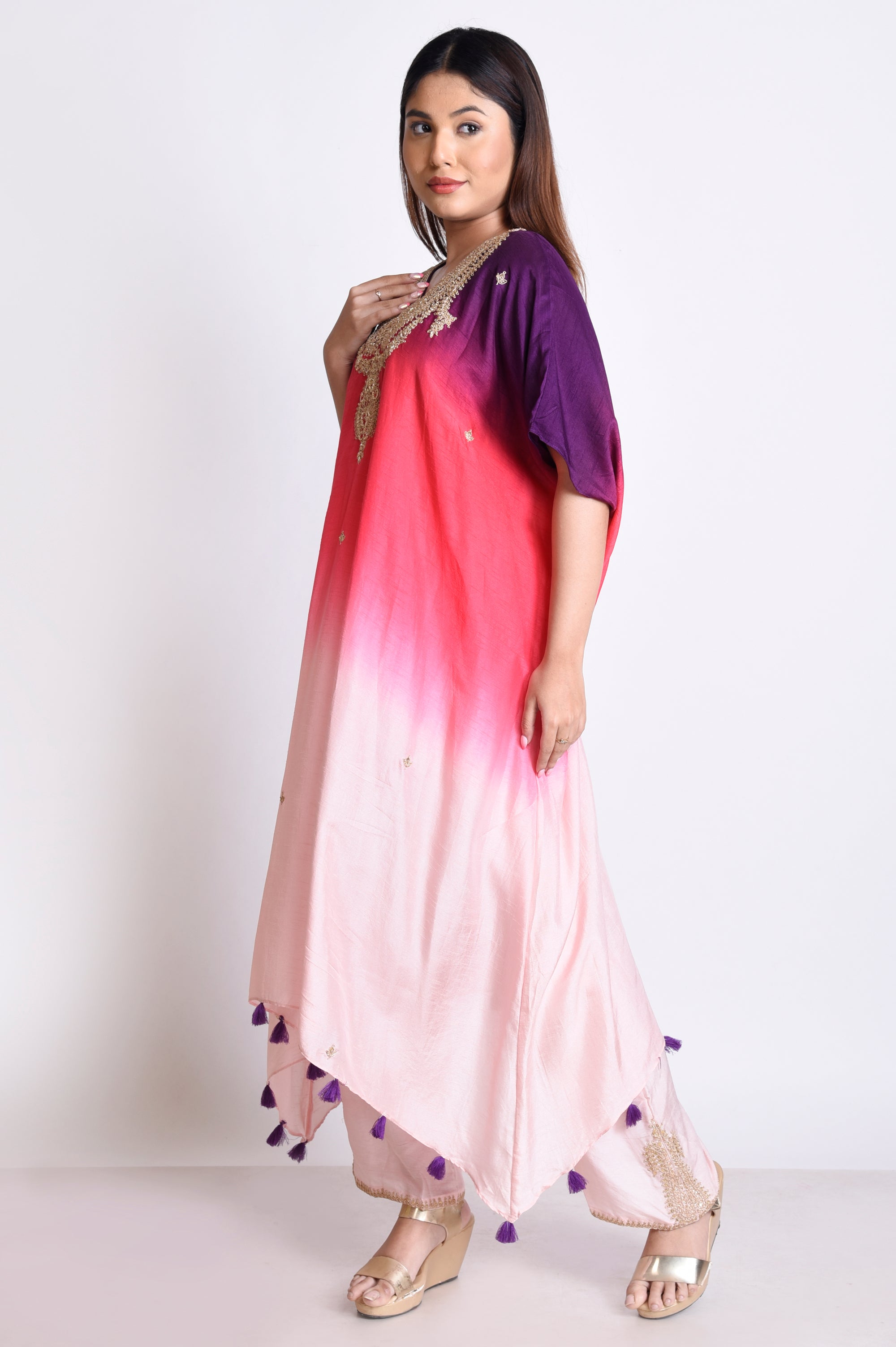 Shaded Kaftan Set