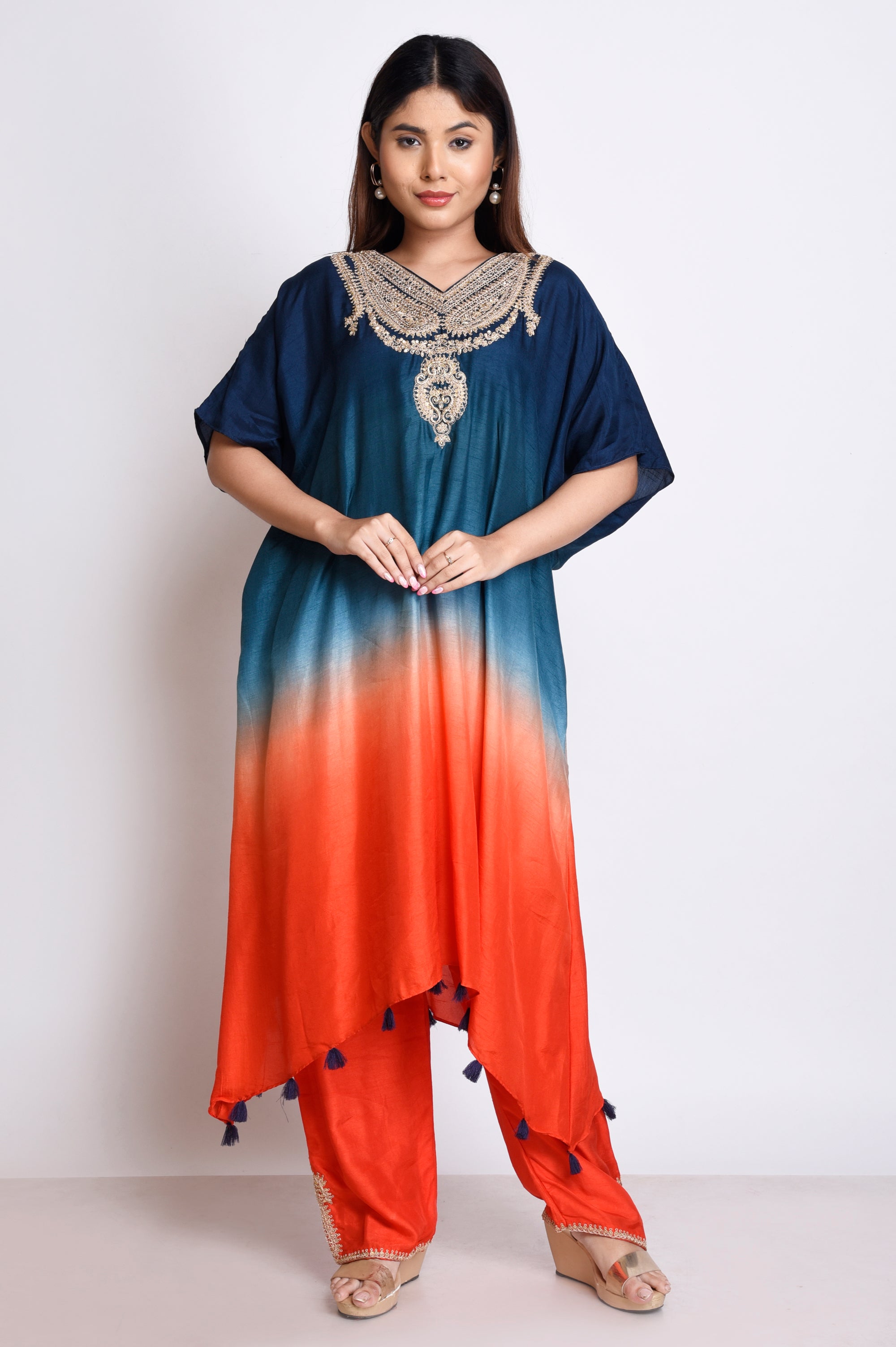 Shaded Kaftan Set