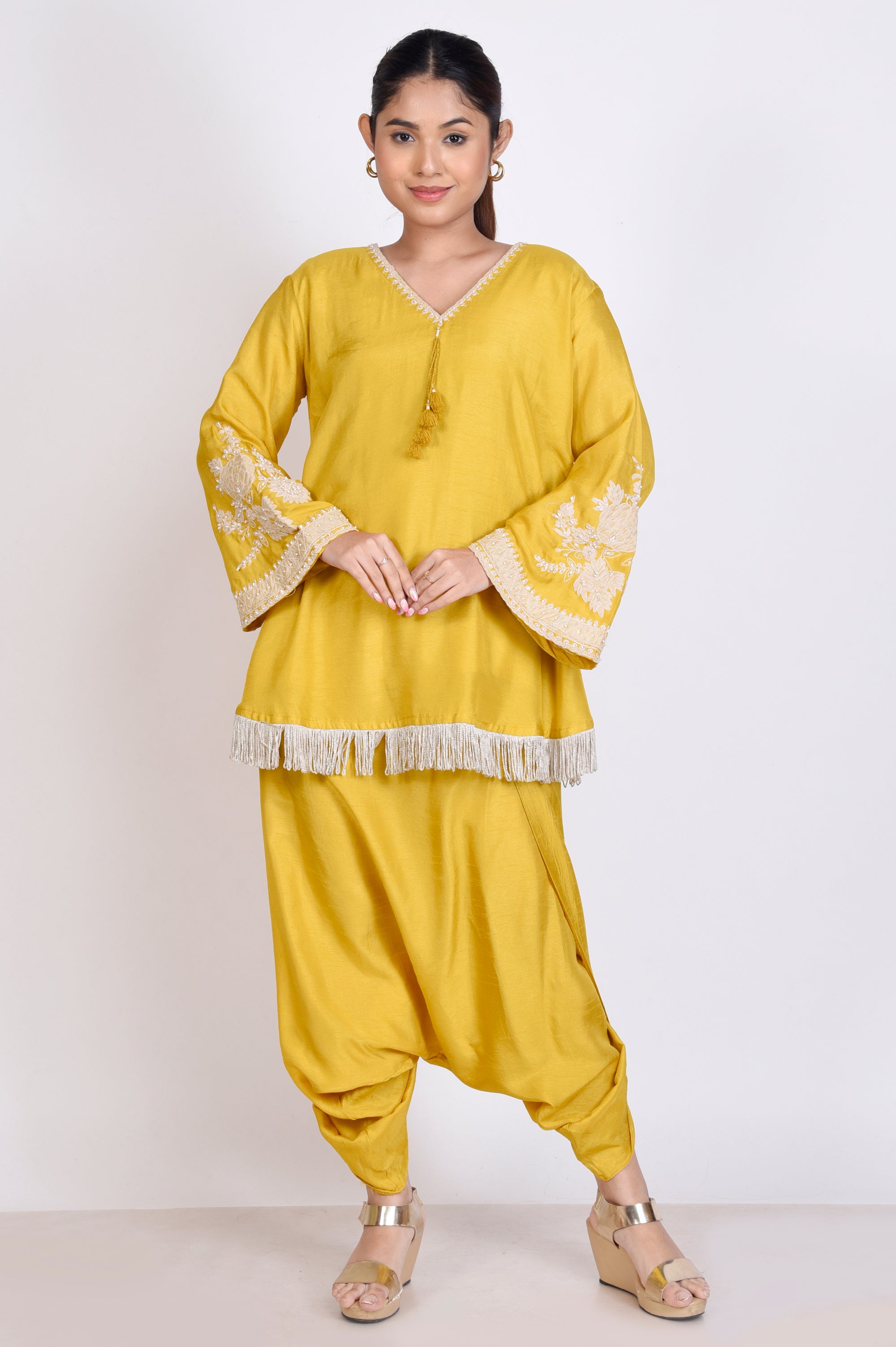 Short Kurta With Harem Pant