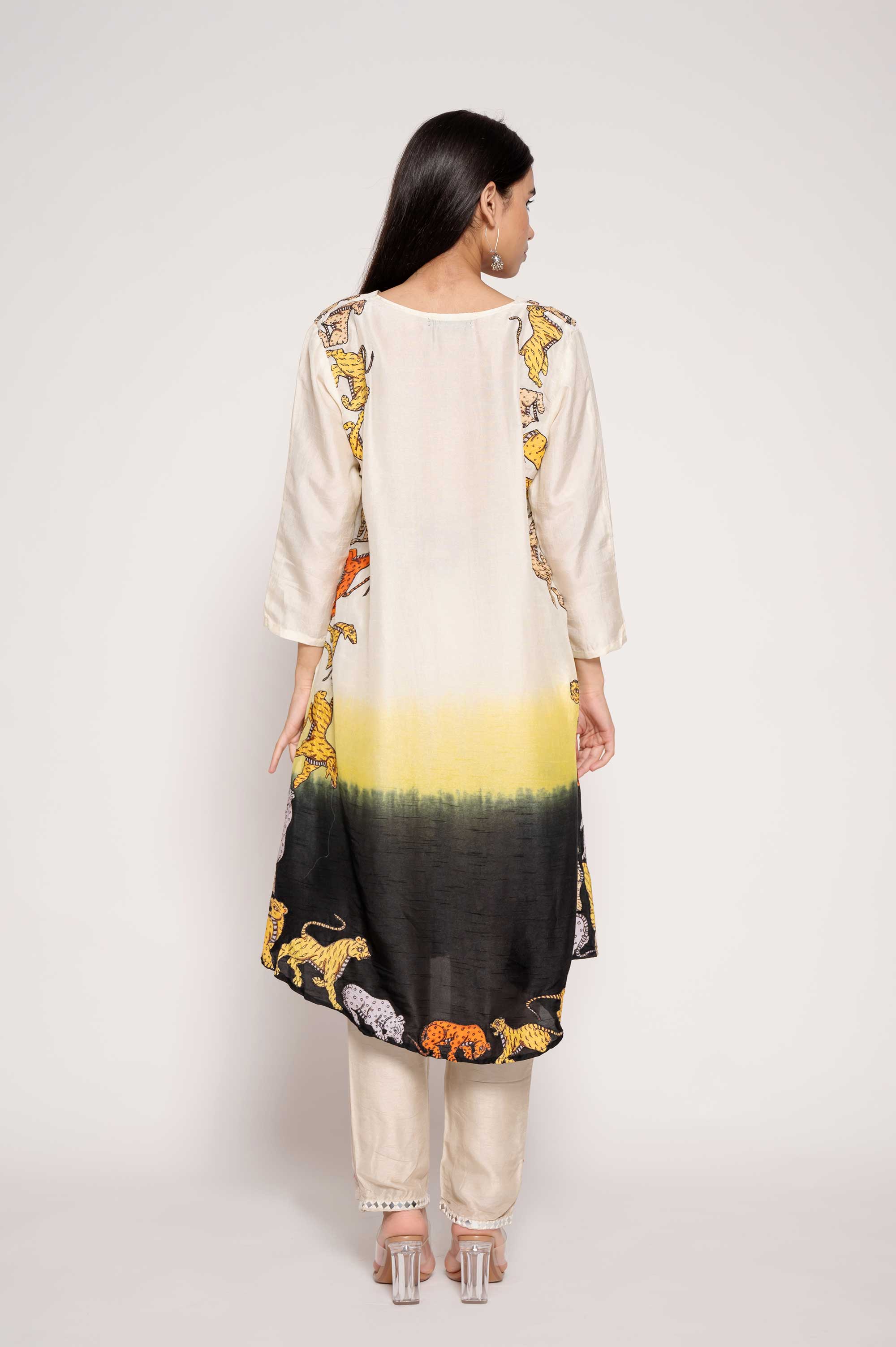 Animals-Appliqued Kurta Set