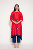 Simple Tie-Dye Kurta set in Bold Colors