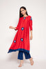 Simple Tie-Dye Kurta set in Bold Colors