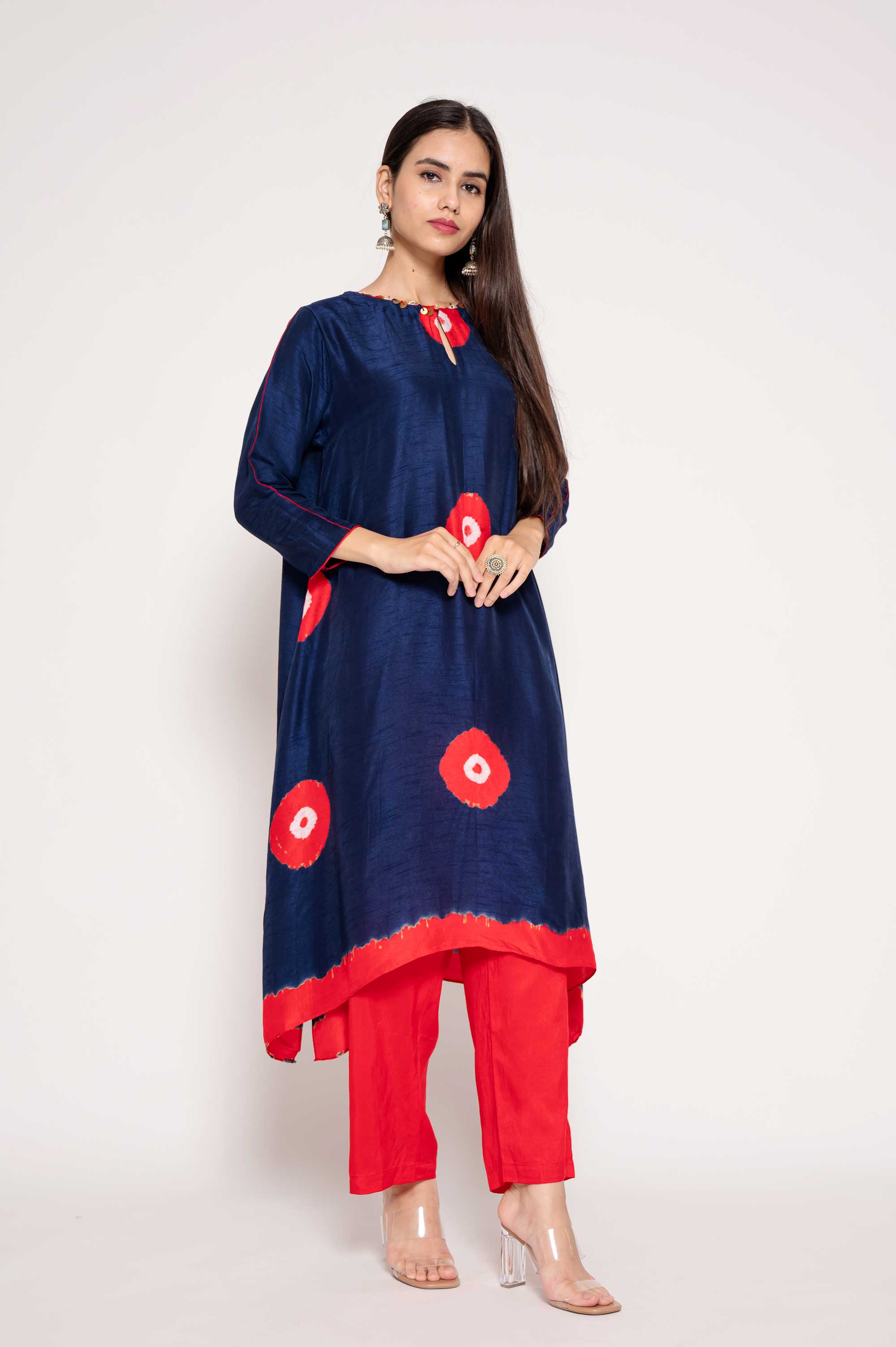 EXP - Blue Tie Dye Kurta