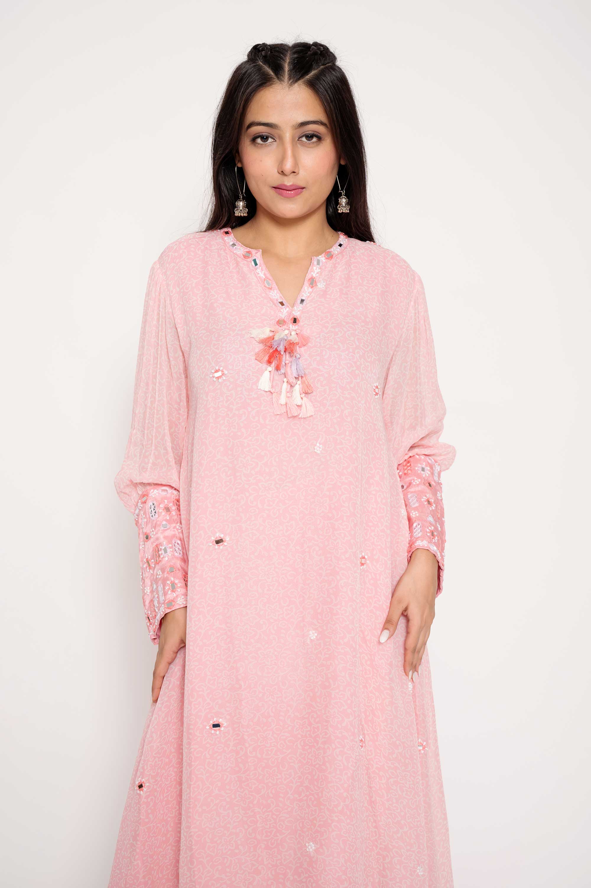 Sheer Kurta Set